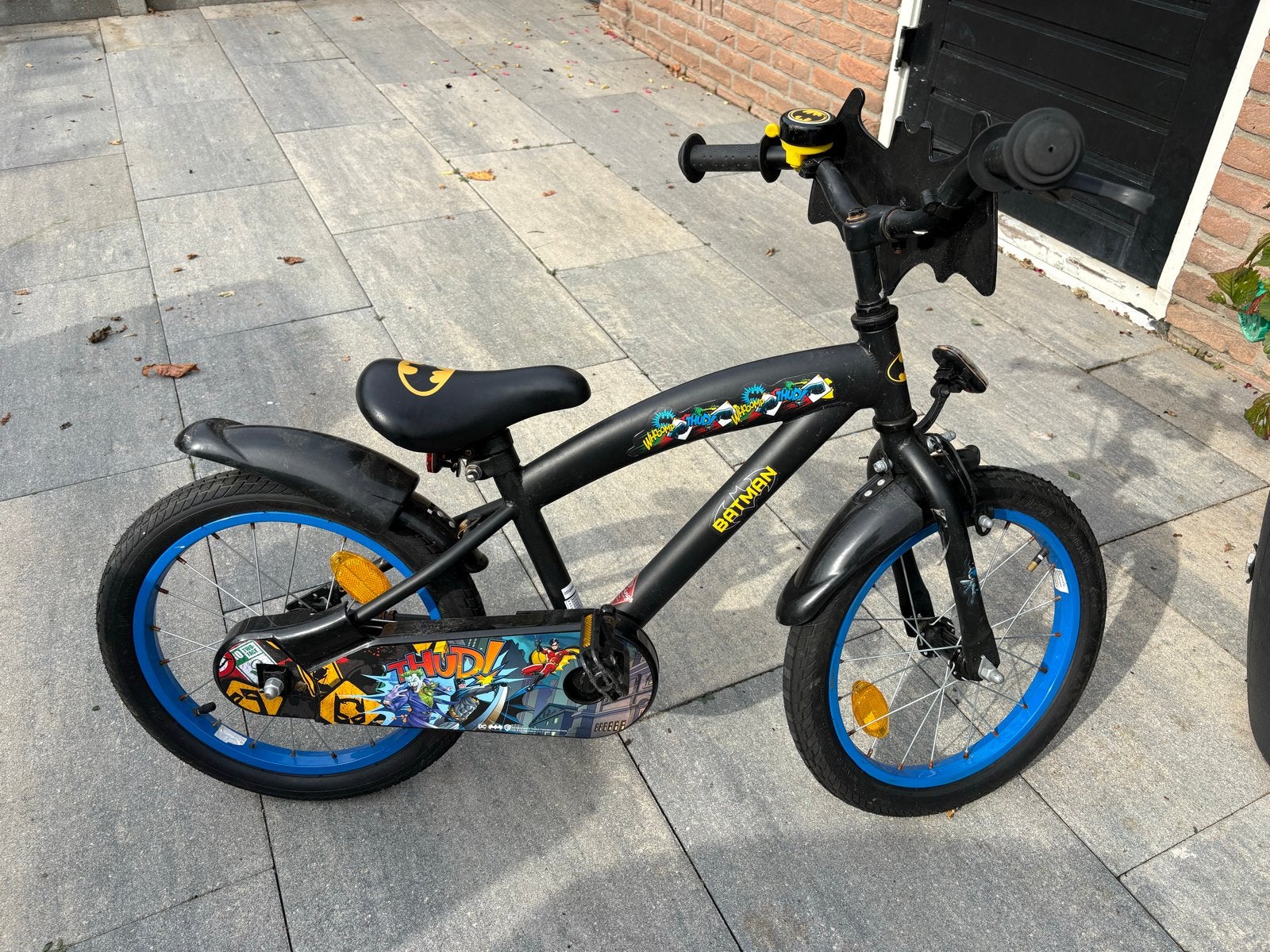 Stoere Batman jongensfiets 16 inch - Gebruikt, Ophalen, Gebruikt