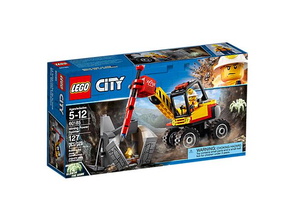 LEGO City 60185 Mining Power Splitter, Ophalen of Verzenden, Gebruikt, Complete set, Lego