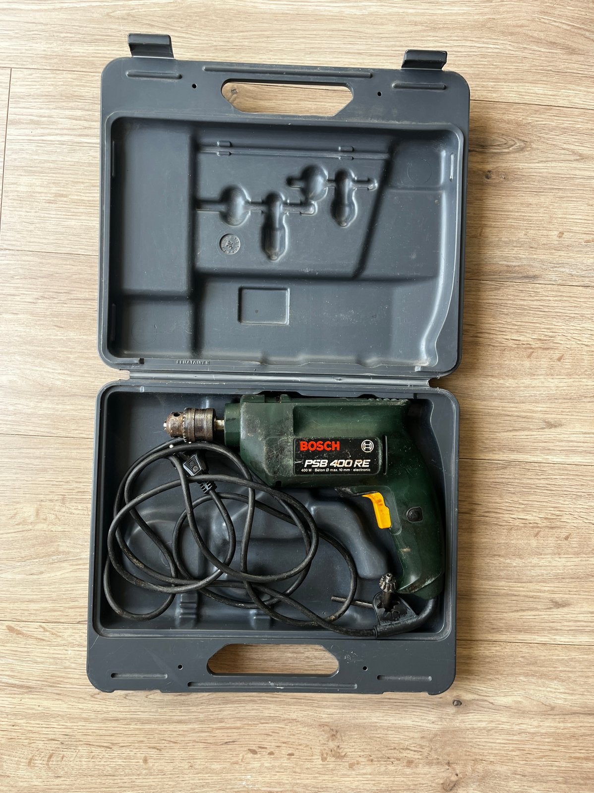Bosch PSB 400 RE Boormachine 400W met koffer, Boormachine, Gebruikt, Ophalen of Verzenden, Klopboormechanisme