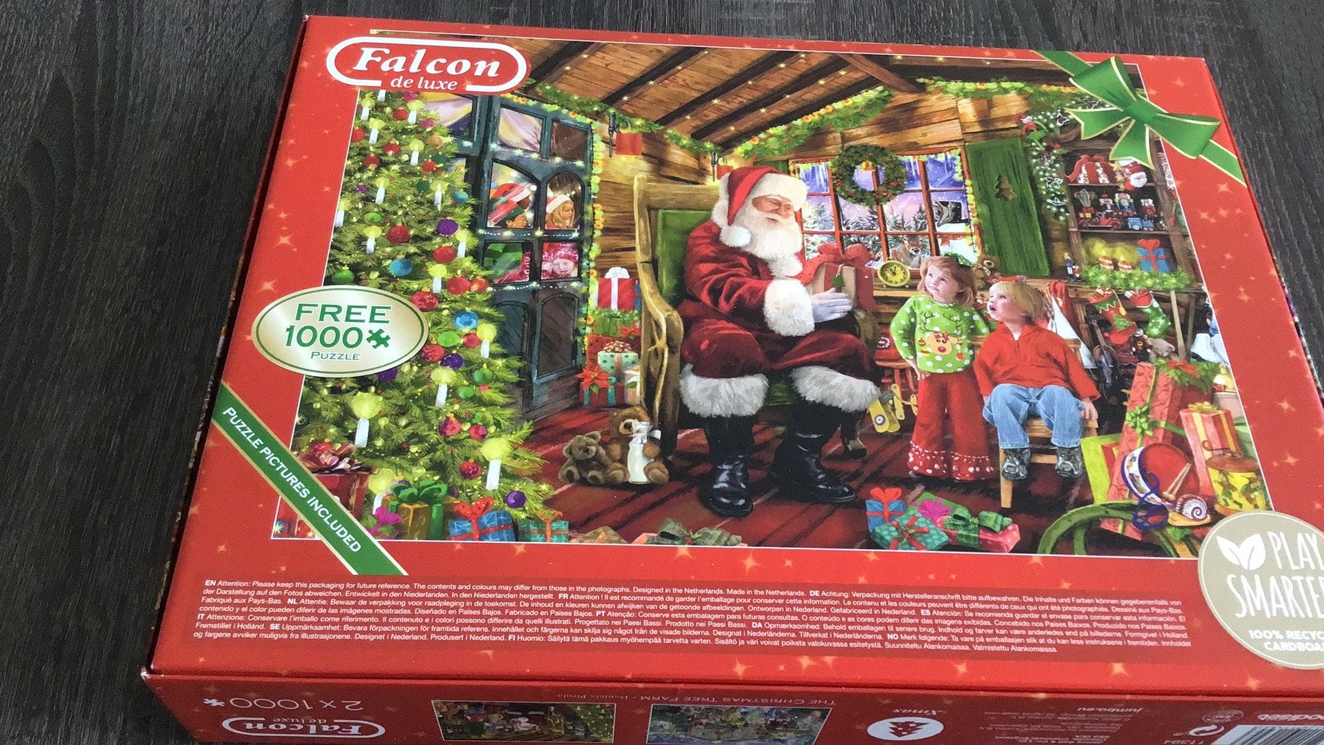 The Christmas Tree Farm 2x1000 stukjes, Ophalen, 500 t/m 1500 stukjes, Zo goed als nieuw