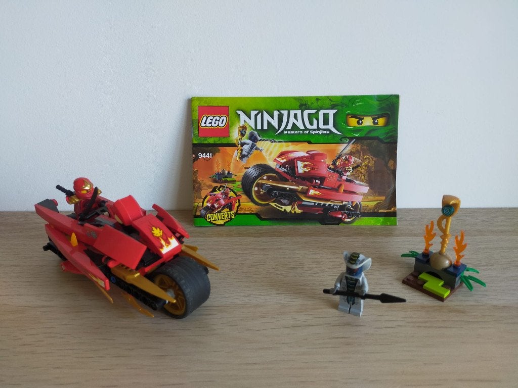 Lego Ninjago Kai's Blade Cycle, Compleet, Lego, Ophalen of Verzenden, Zo goed als nieuw