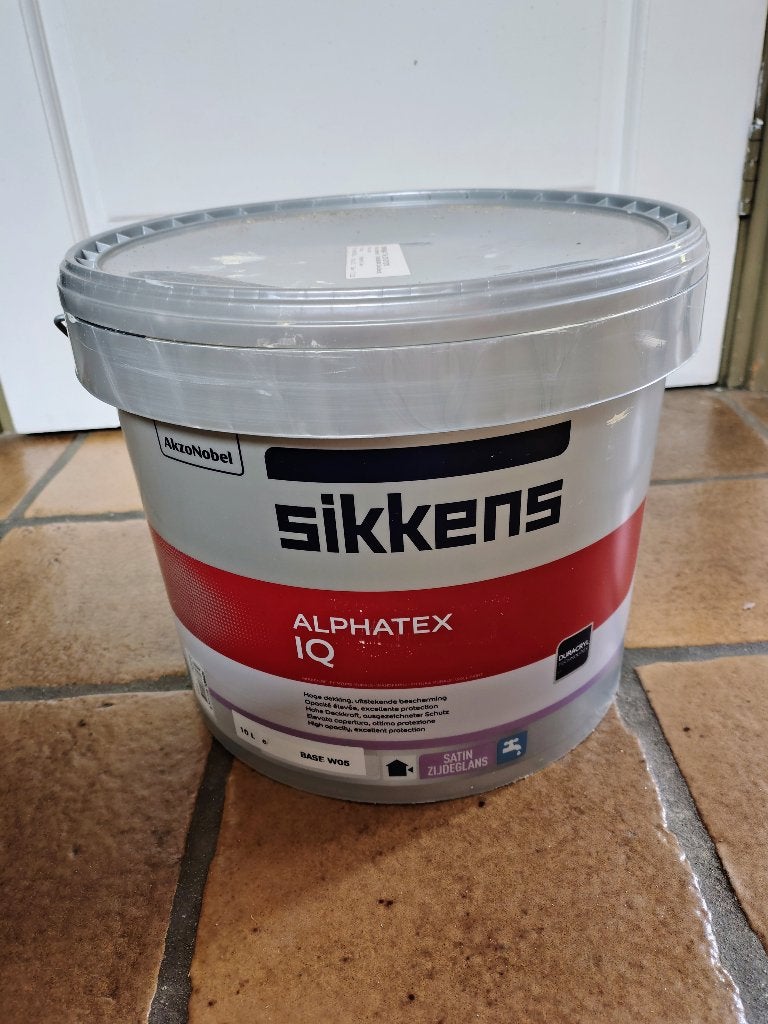 Sikkens buitenmuurverf, Ophalen, 5 tot 10 liter, Wit, Verf