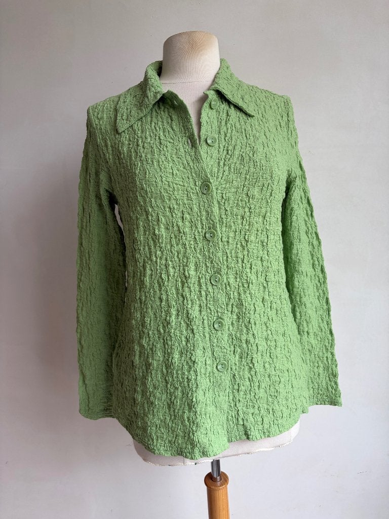 mango blouse groen, Kleding | Dames, Maat 38/40 (M), Mango, Verzenden, Zo goed als nieuw