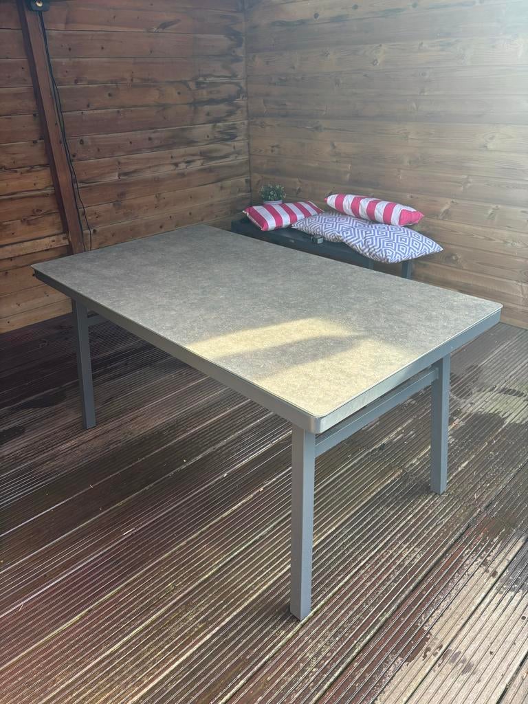 Tuintafel 140x80x70 cm, Tuin en Terras, Tuintafels, Ophalen, Nieuw, Rechthoekig, Metaal