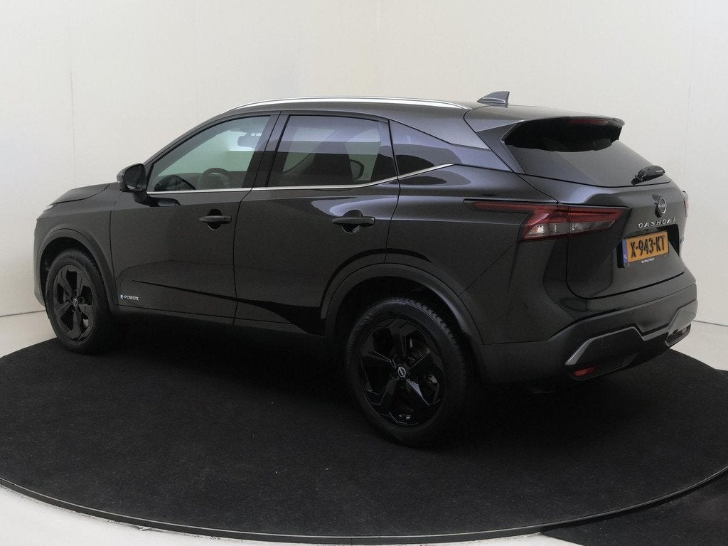 Nissan Qashqai 1.5 e-Power Black Edition | airco automatisch, Auto's, Nissan, Gebruikt, 190 pk, 2 kWh, Zwart