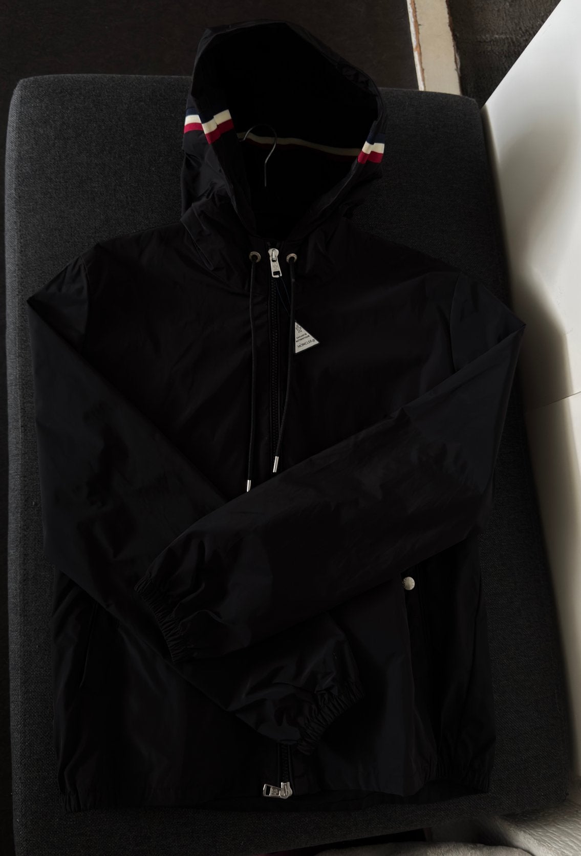 Moncler Grimpeurs Jacket – Zwart | Maat 1 | Nieuwstaat, Ophalen of Verzenden, Zo goed als nieuw, Maat 46 (S) of kleiner, Zwart