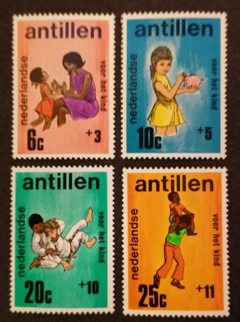 NED. ANTILLEN - kinderzegels 1970, Postzegels en Munten, Ophalen of Verzenden, Postfris