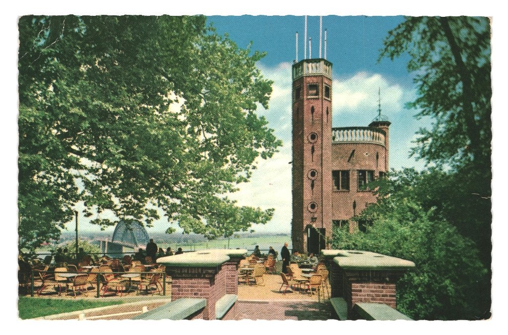 939758 Nijmegen Belvedere Postzegel afgeweekt