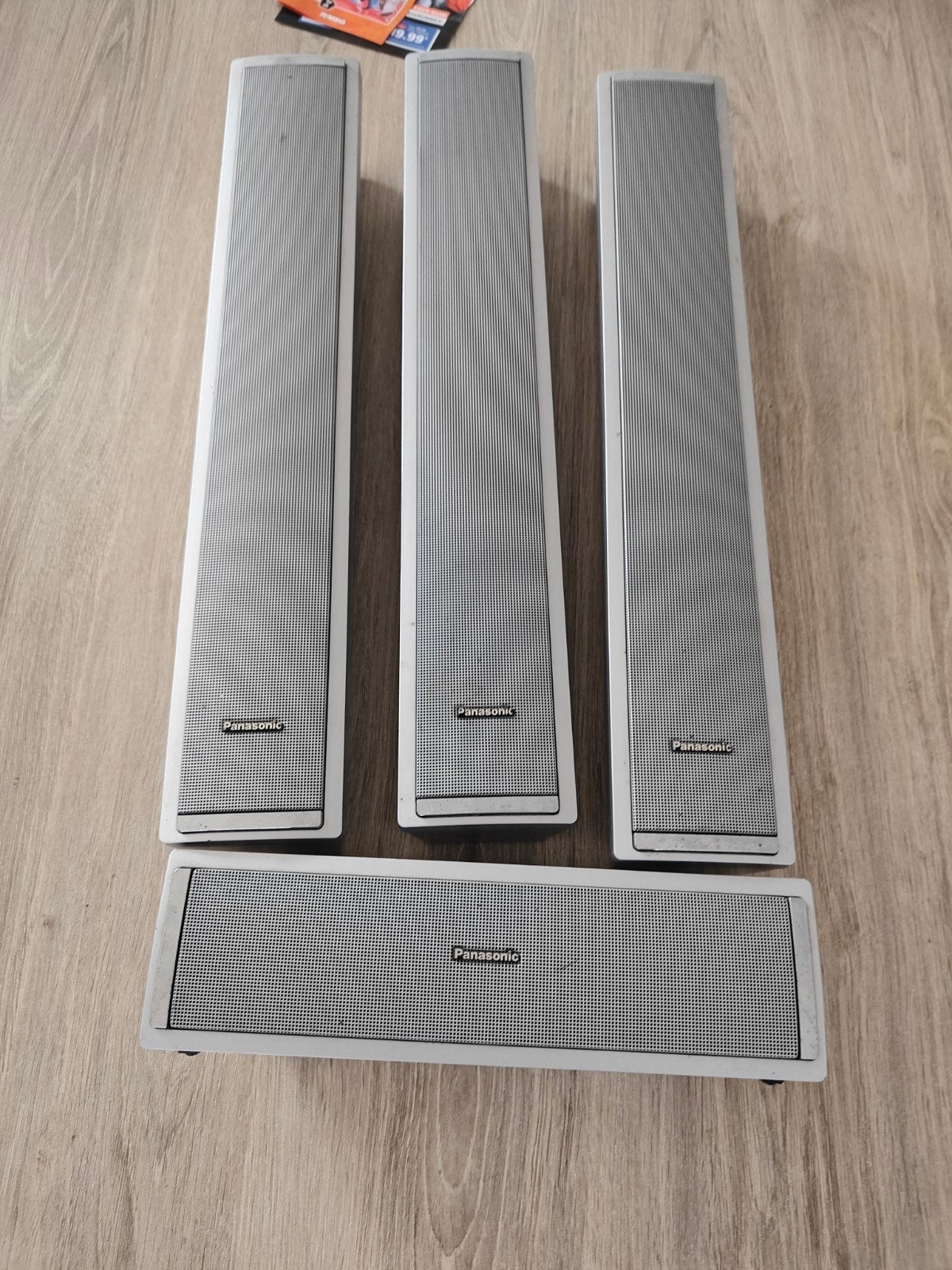 Panasonic speakers set 4 stuks, Ophalen, Muziek, Gebruikt, 1 speler