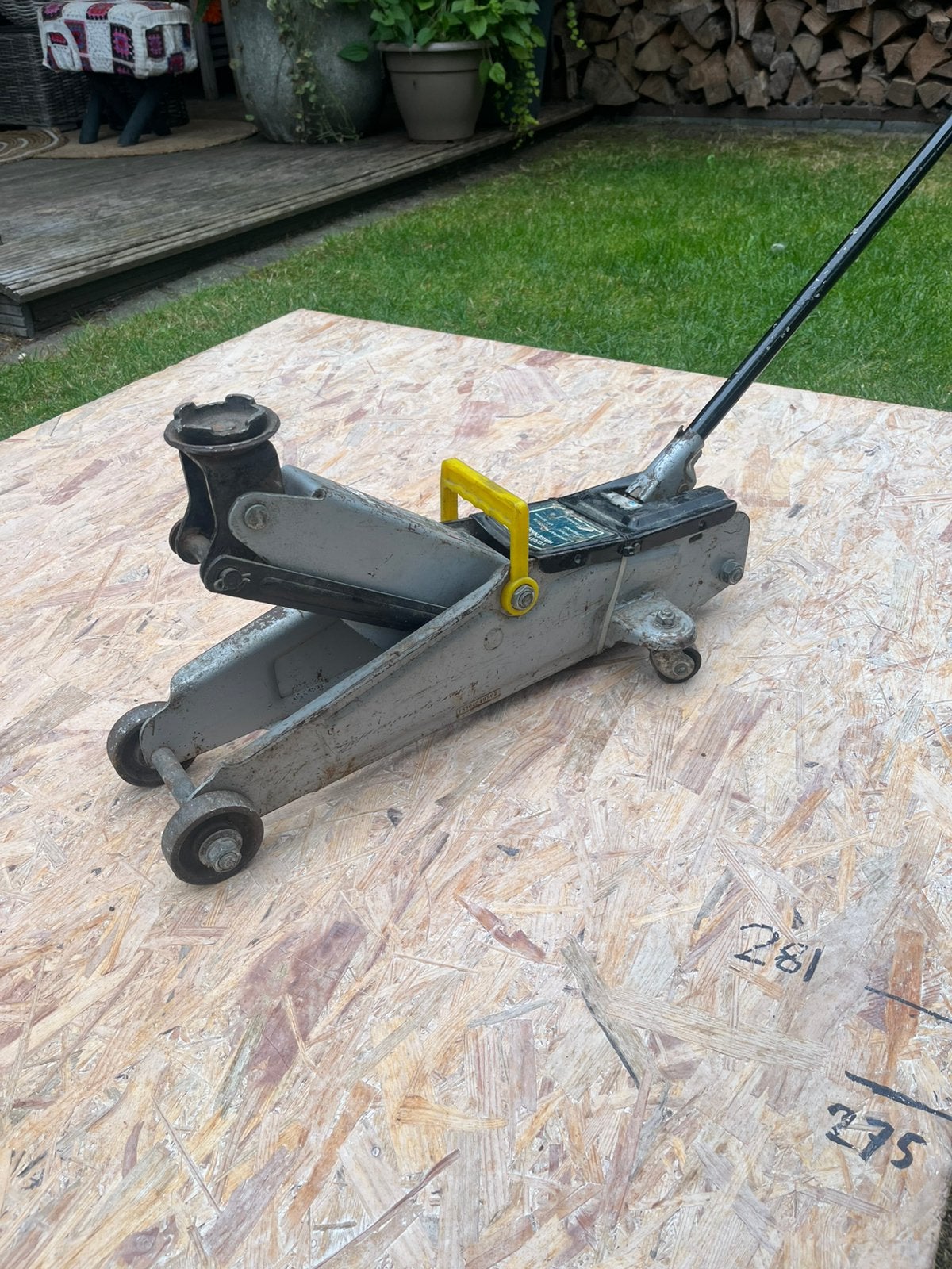 Garagekrik, Auto diversen, Ophalen, Zo goed als nieuw, Hydraulisch, Garagekrik