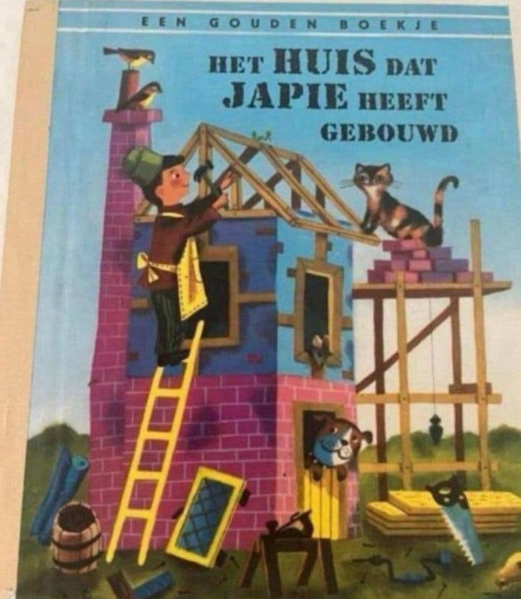 Gouden Boekje:Het Huis dat Japie heeft Gebouwd, Ophalen of Verzenden, Gelezen