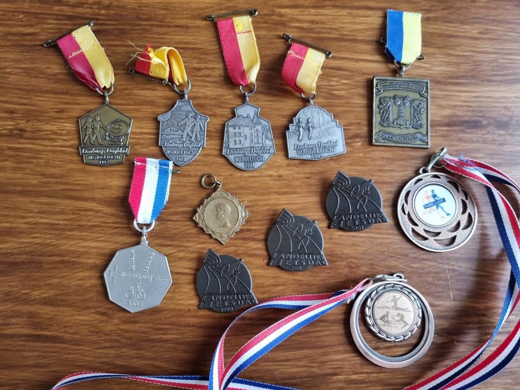 Diverse wandel medailles en andere sporten, Postzegels en Munten, Penningen en Medailles, Ophalen of Verzenden, Overige materialen