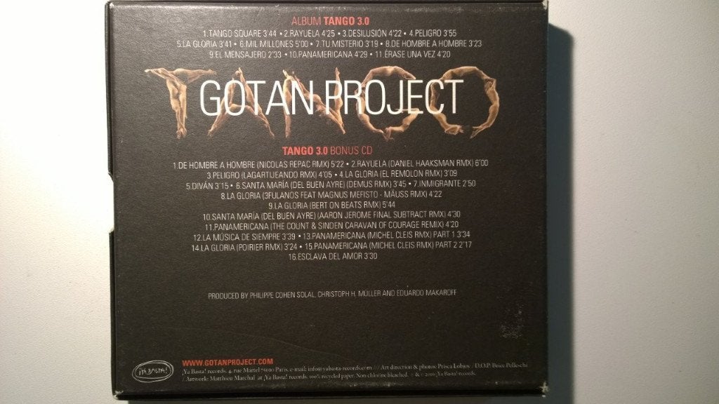 Gotan Project - Tango 3.0 (Limited Edition), Ophalen of Verzenden, Zo goed als nieuw, Jazz, Album