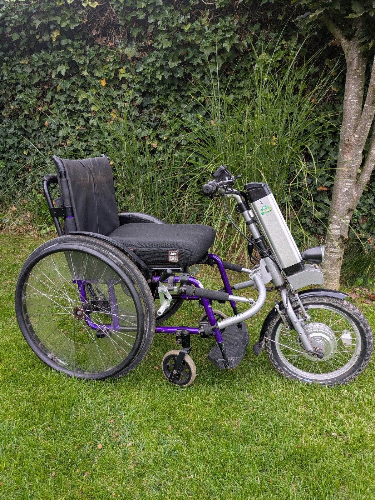küschall rolstoel (inklapbaar)+ firefly elektrische handbike, Ophalen, Gebruikt