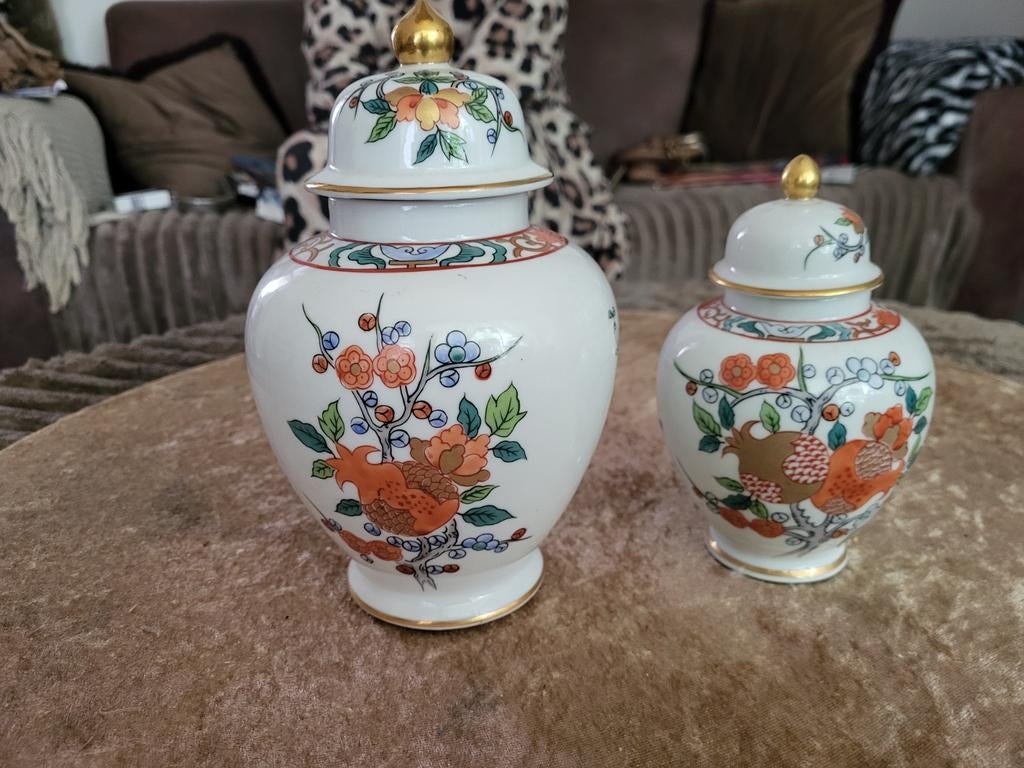 Chinees gember potten  (antiek) Kuzco art maison., Antiek en Kunst, Ophalen