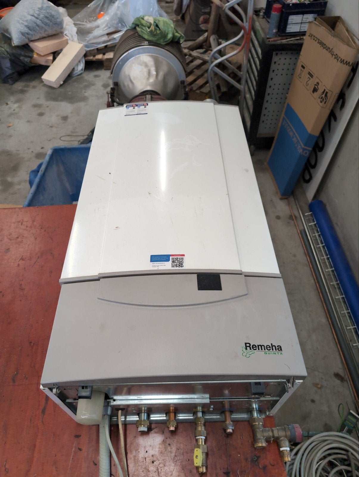 Remeha Quinta 28c CV-ketel - Hoog Rendement, Ophalen, 30 tot 80 cm, Gebruikt, Cv-ketel of Combi-ketel