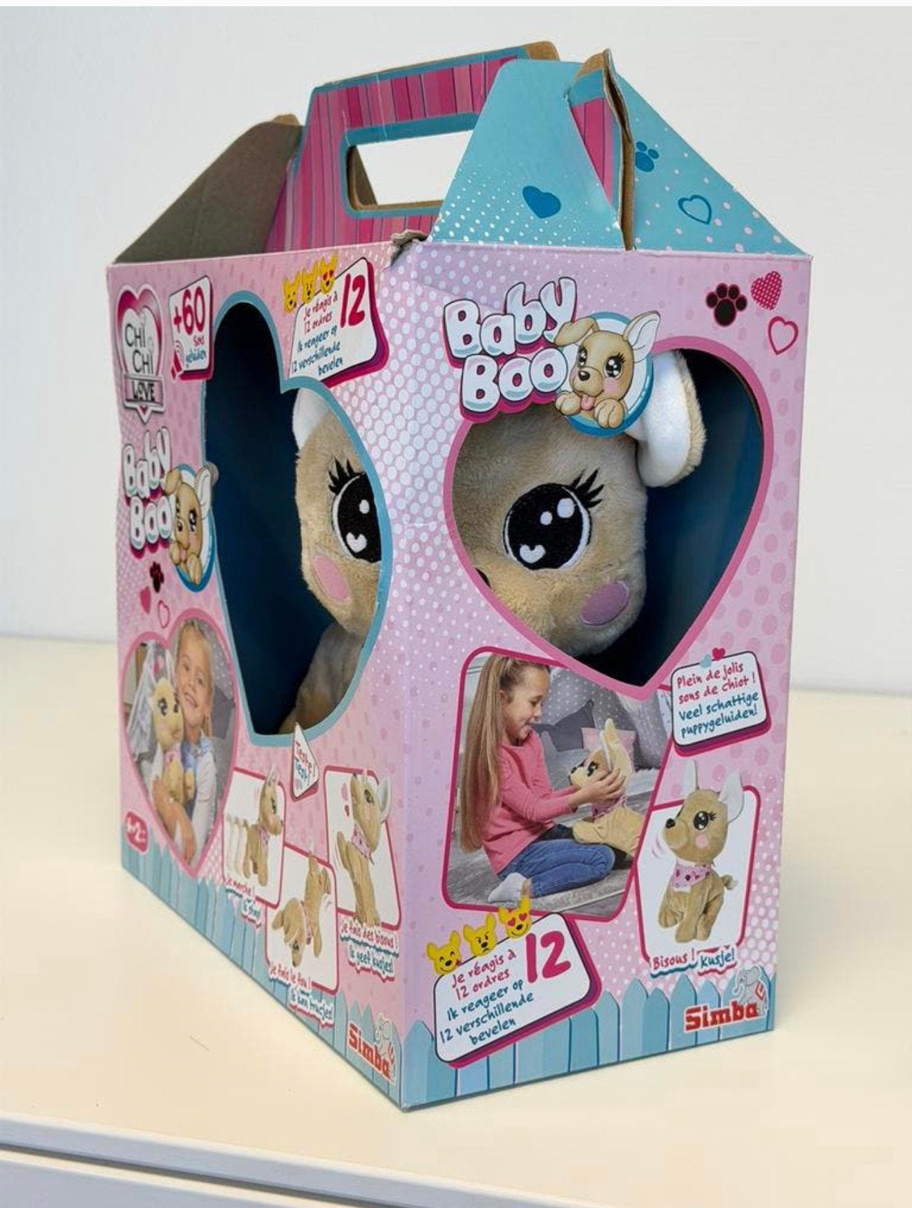 Simba Chi Chi Love Baby Boo Interactieve Puppy - Nederlands, Nieuw, Ophalen of Verzenden, H, H
