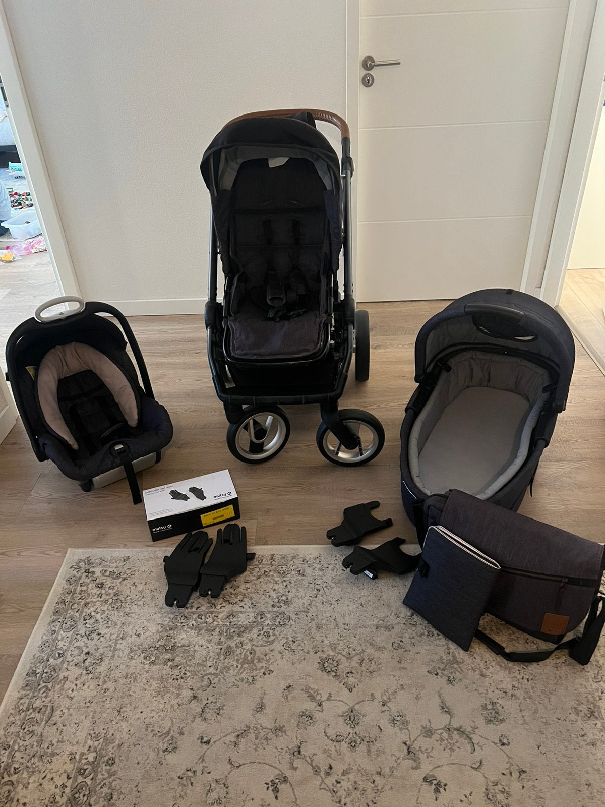 Kinderwagen Mutsy Evo industrial, Ophalen, Zo goed als nieuw, Mutsy