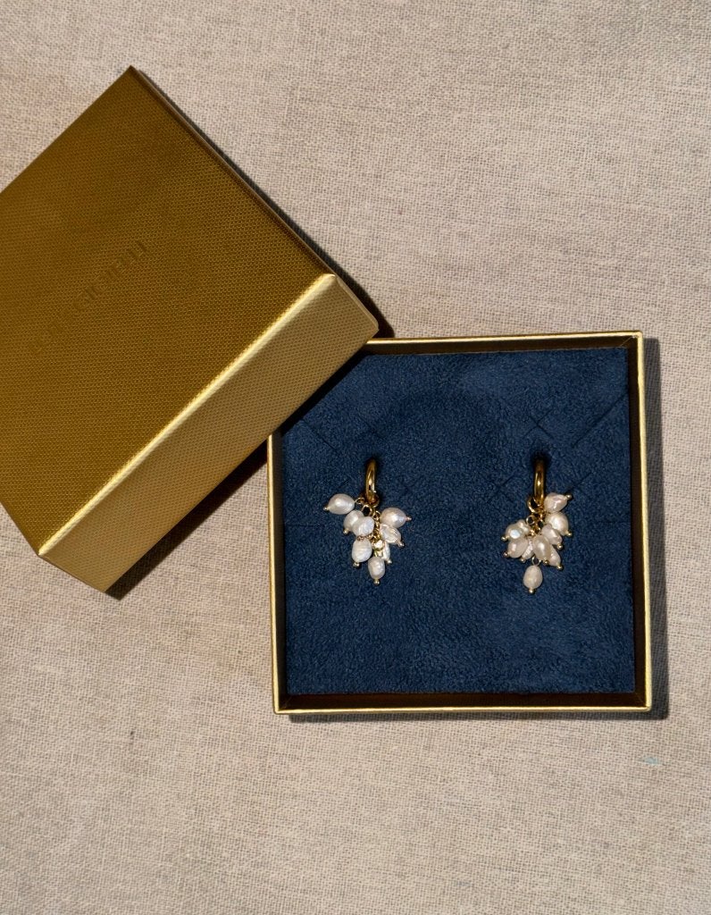 Lott Gioielli oorbellen nieuwe collectie goud / parels, Overige materialen, Hangers, Verzenden, Nieuw