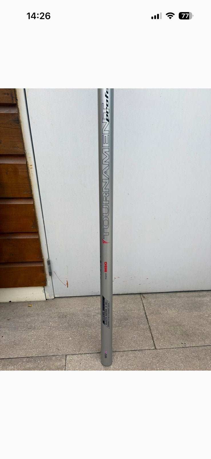 Daiwa tournadent  deel 13, Ophalen, Zo goed als nieuw, Vaste hengel