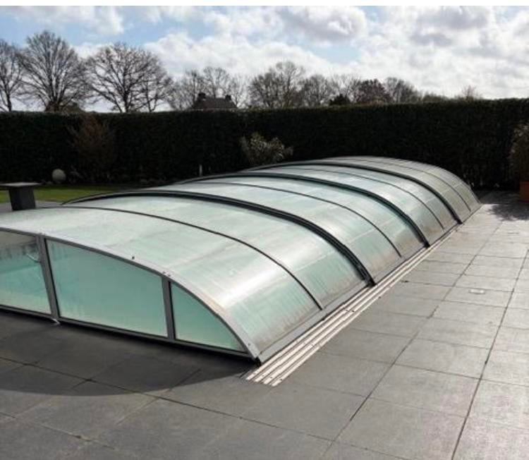 Zwembad overkapping 5.20 x 10.20 M super degelijk, Tuin en Terras, Zwembaden, 300 cm of meer, Zo goed als nieuw, Rechthoekig, Ophalen