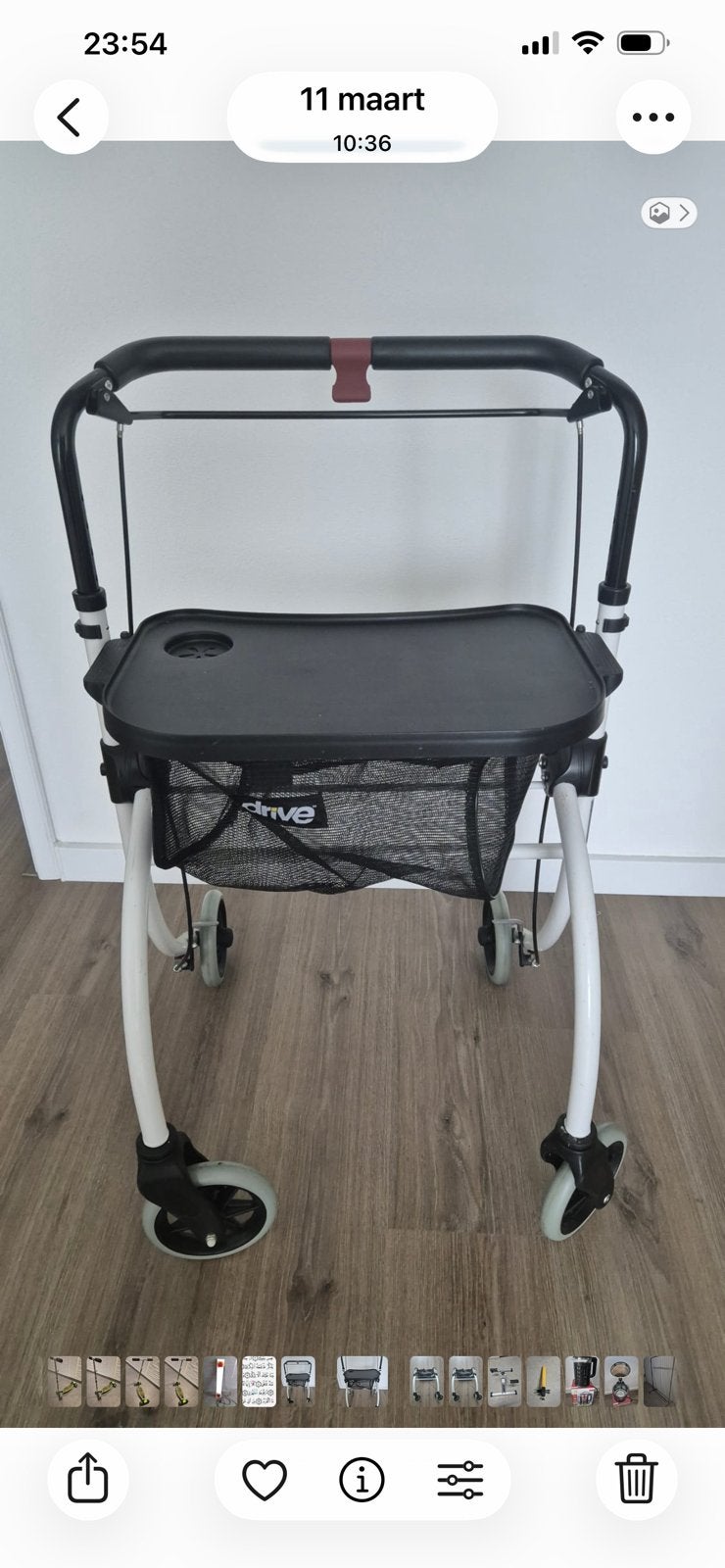 Rollator, Ophalen, Zo goed als nieuw