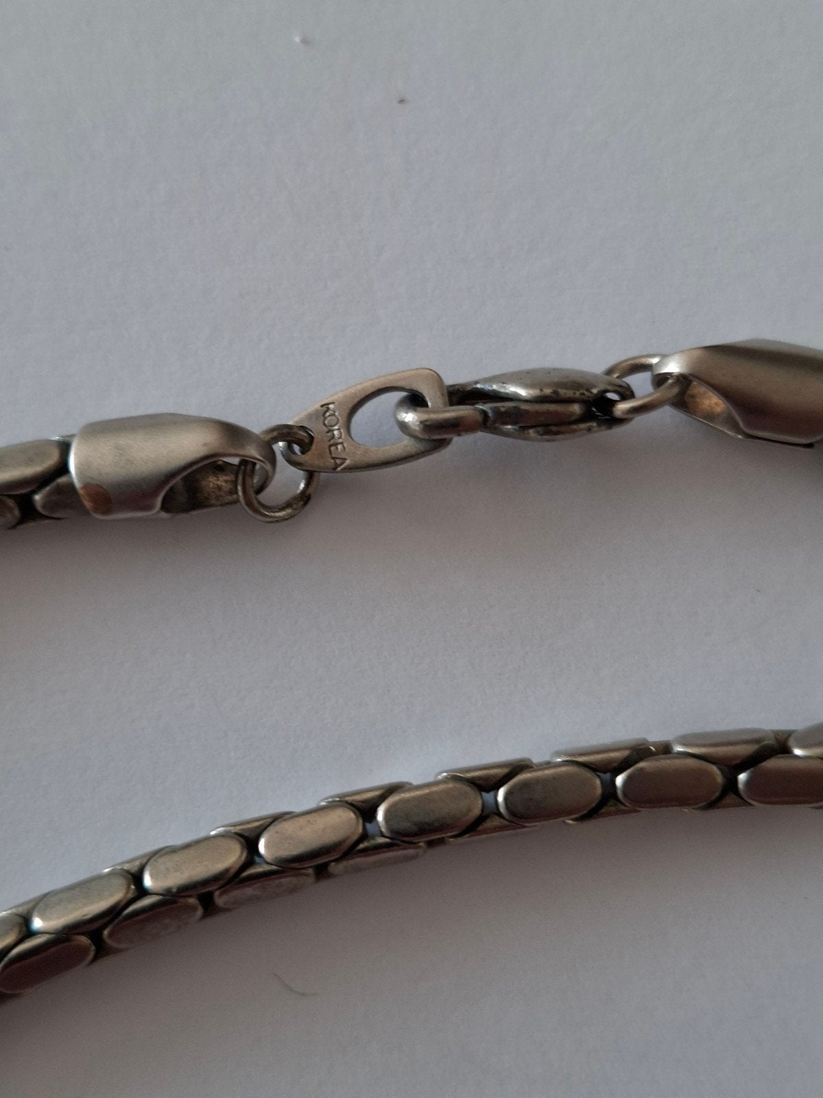 Stalen armband - Korea, Ophalen of Verzenden, Gebruikt, Zilver, Staal