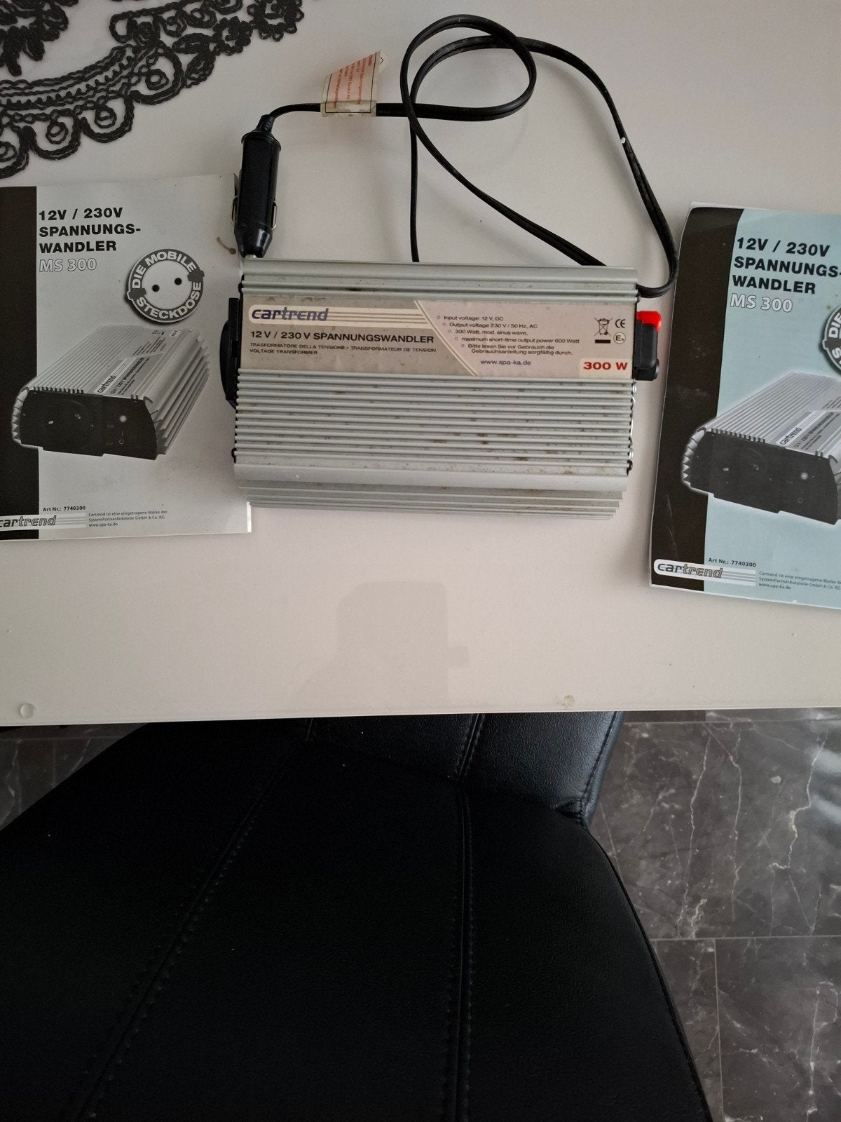 Cartrend 12V/230V Spanningsomvormer 300W, Ophalen of Verzenden