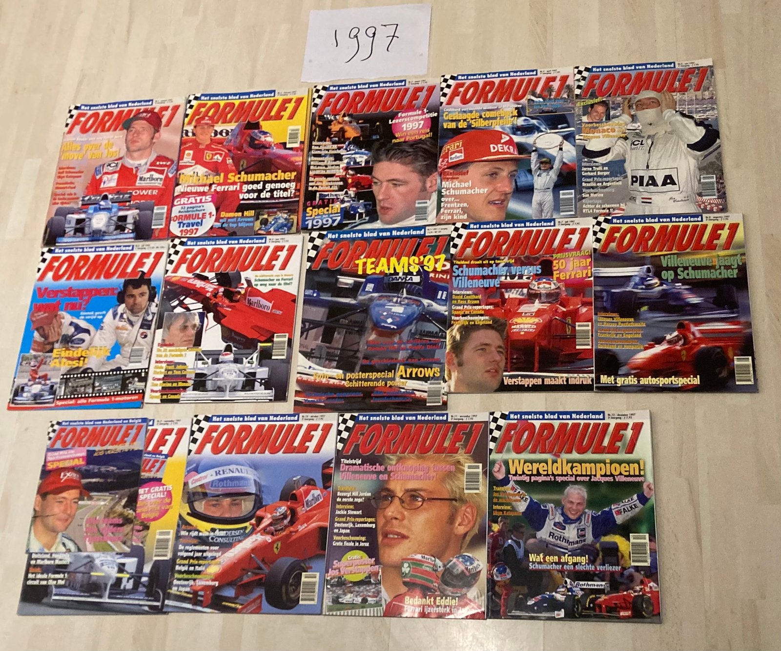 121 Tijdschriften Formule 1, Ophalen of Verzenden, Zo goed als nieuw, Formule 1