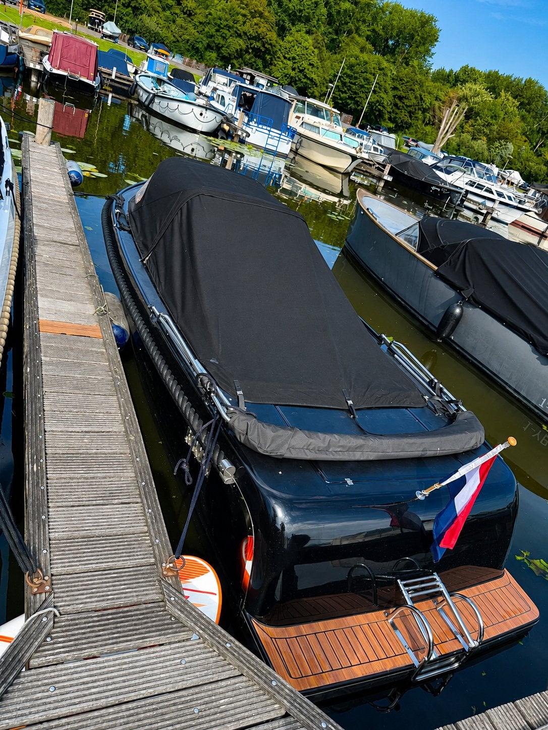 Maassloep 590 occasion honda 20pk bwj 024 koopje € 18.950,-, Ophalen, Zo goed als nieuw, Maassloep, Elektrische start