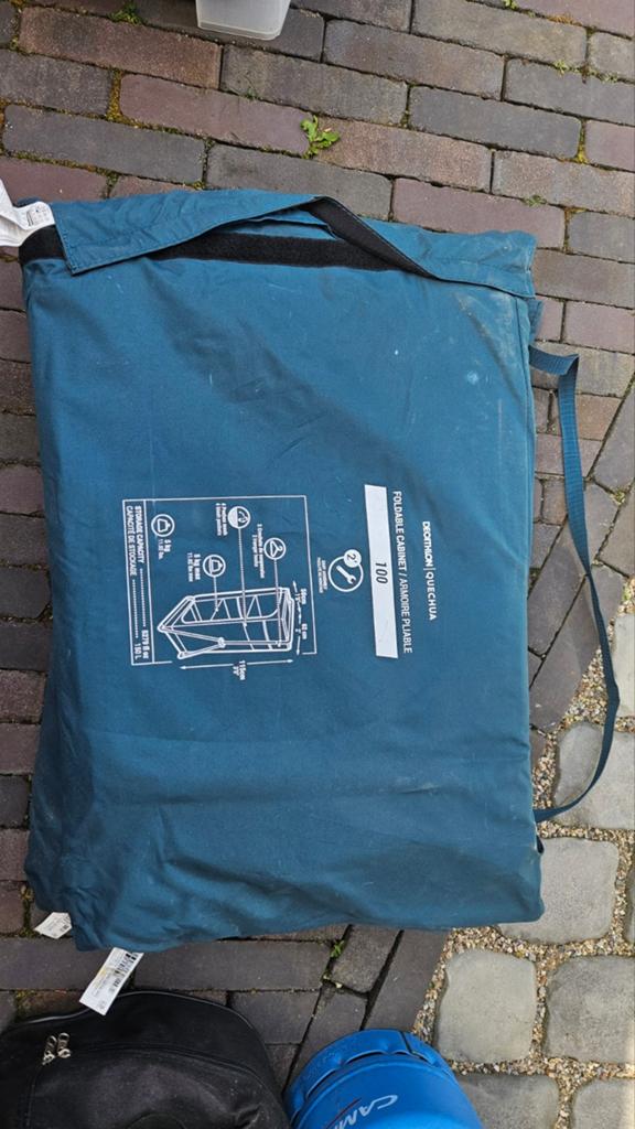 Decathlon Quechua Opvouwbare Kast - Ideaal voor Kamperen, Ophalen, Gebruikt