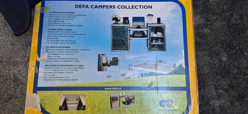 2 x DEFA Campers Collection Opbergkast, Ophalen, Gebruikt