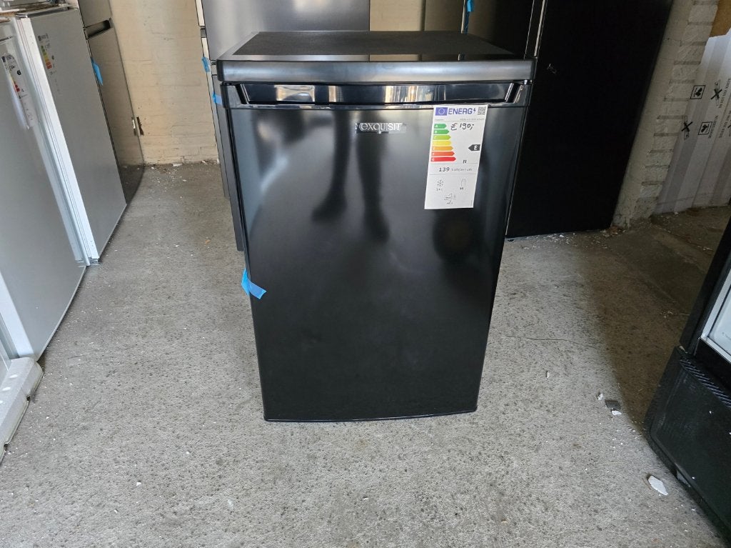 Nieuwe zwarte tafelmodel koelkast met 4* vriesvak 85x55 cm, 85 tot 120 cm, 100 tot 150 liter, Met aparte vriezer, Nieuw