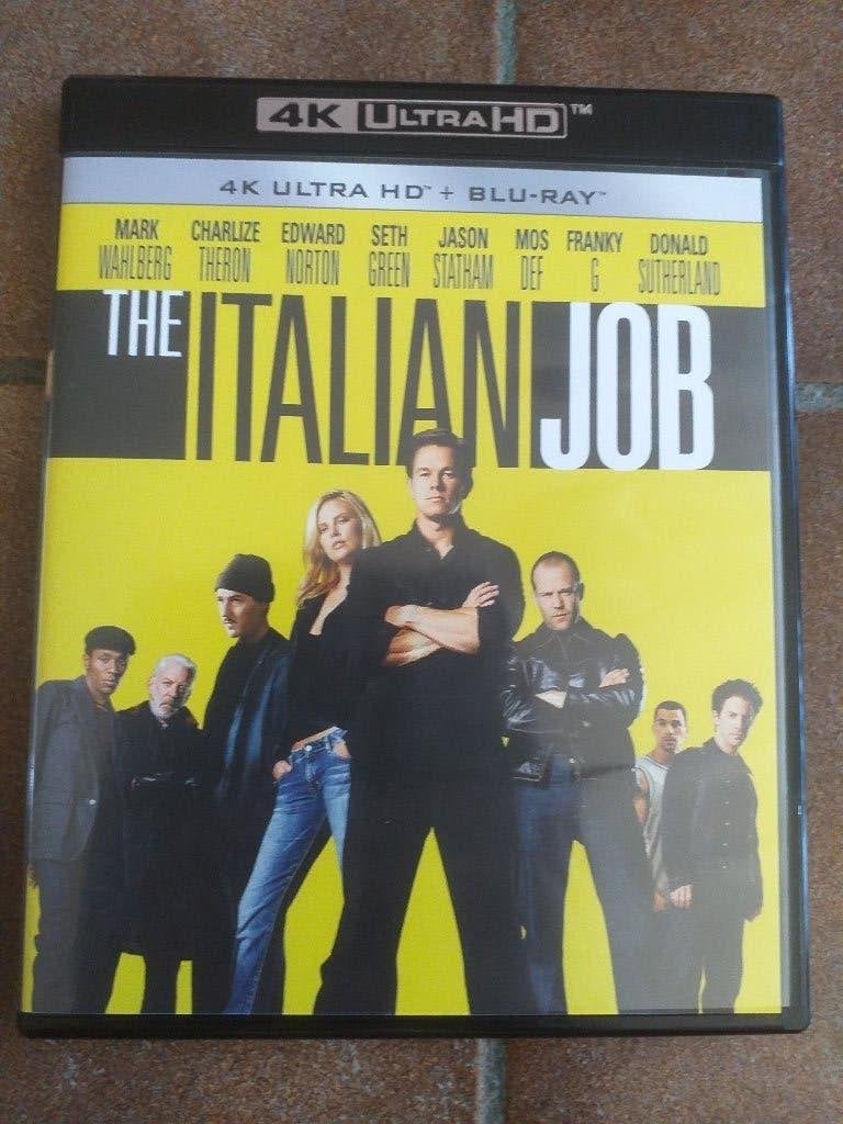The Italian Job 2003 4K Bluray + 2D Bluray, Ophalen of Verzenden, Zo goed als nieuw, Actie