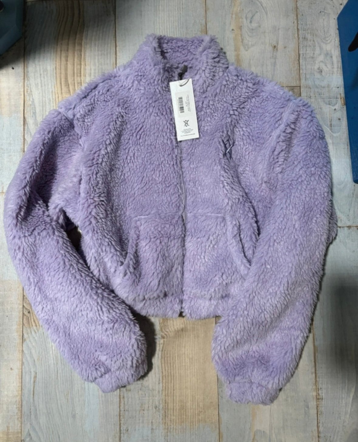 Daily paper Ramila teddy jacket lila, Ophalen of Verzenden, Nieuw, Maat 34 (XS) of kleiner, Paars
