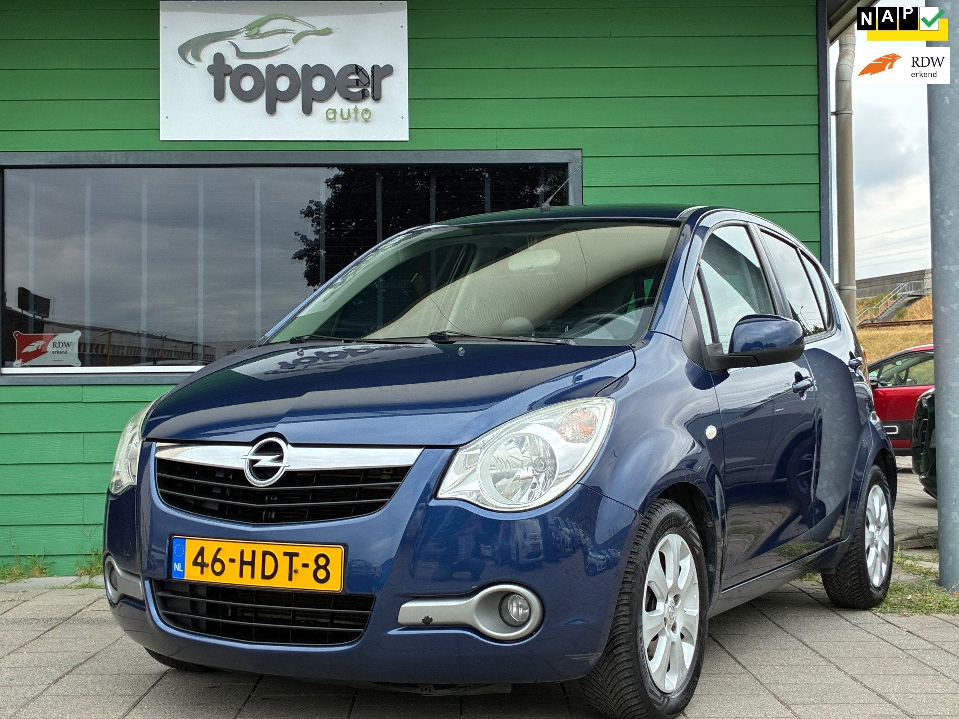 Opel Agila 1.2 Enjoy|Airco|Elektr.ramen|Nieuwe APK|NAP|, Voorwielaandrijving, 86 pk, 4 cilinders, 965 kg