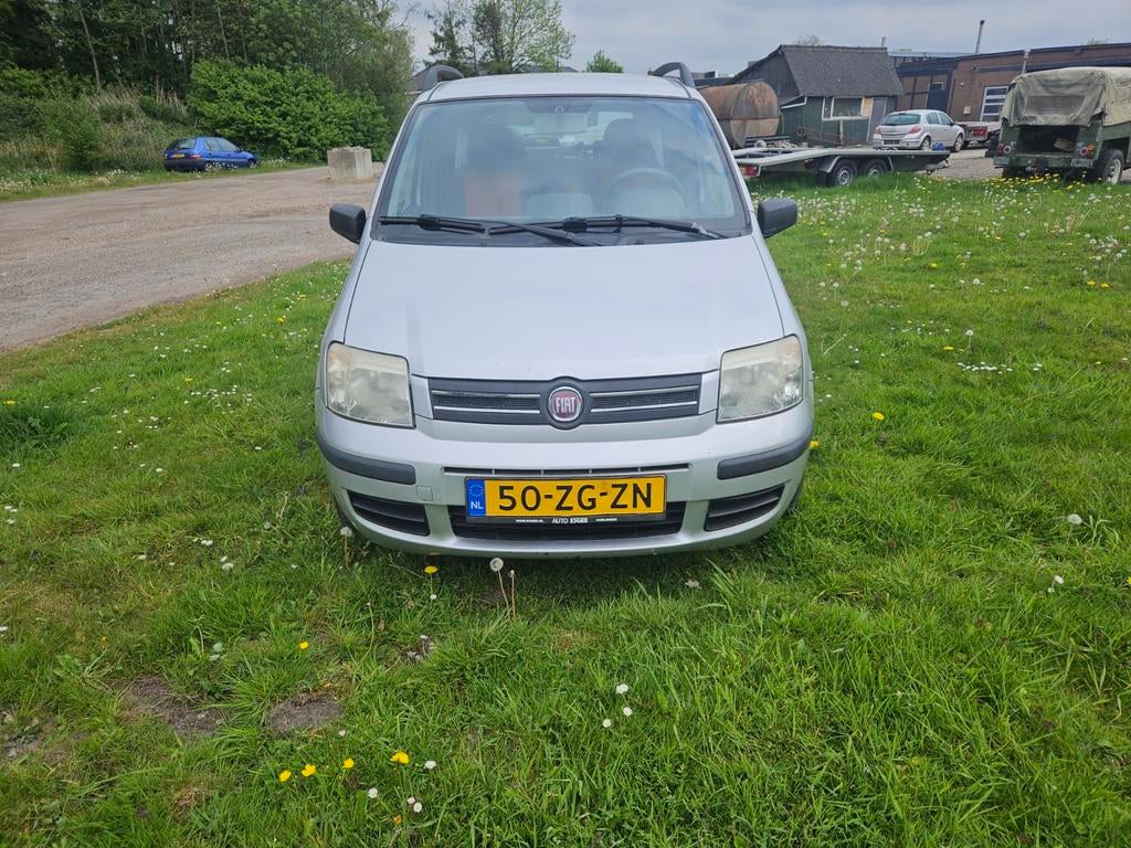 Fiat Panda 1.2 44KW 60PK 2008 Grijs, Auto's, Fiat, Voorwielaandrijving, Origineel Nederlands, Bedrijf, Handgeschakeld