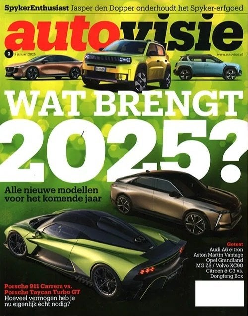 Autovisie 1 2025 : Citroen C6 - Renault Vel Satis - Porsche, Ophalen of Verzenden, Gelezen, Algemeen