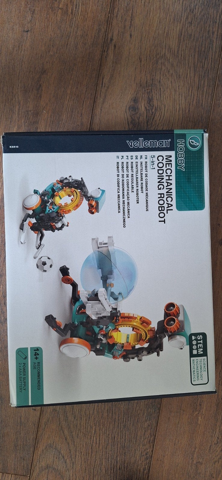Velleman KSR19 Mechanische Codeer Robot 5-in-1 STEM, Ophalen of Verzenden, Gebruikt, Bouwen