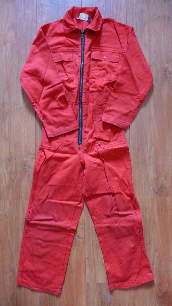 Sanfor overall rood maat 128, Gebruikt, Kinderen, Overall, Ophalen of Verzenden