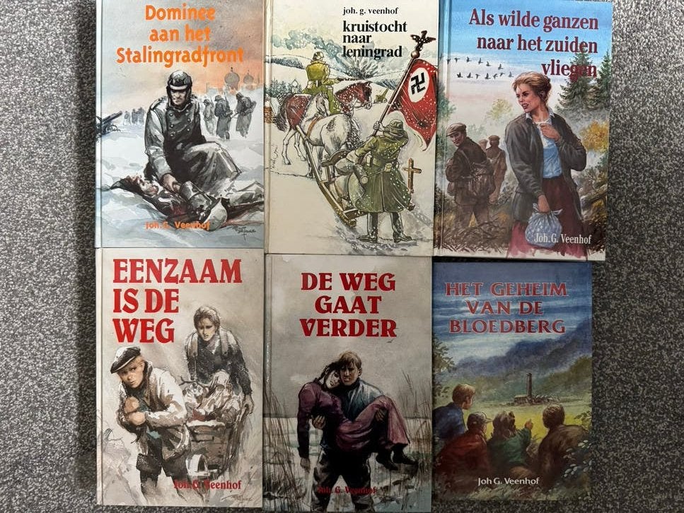 Zes mooie boeken van Joh. G. Veenhof, Boeken, Ophalen of Verzenden, Zo goed als nieuw
