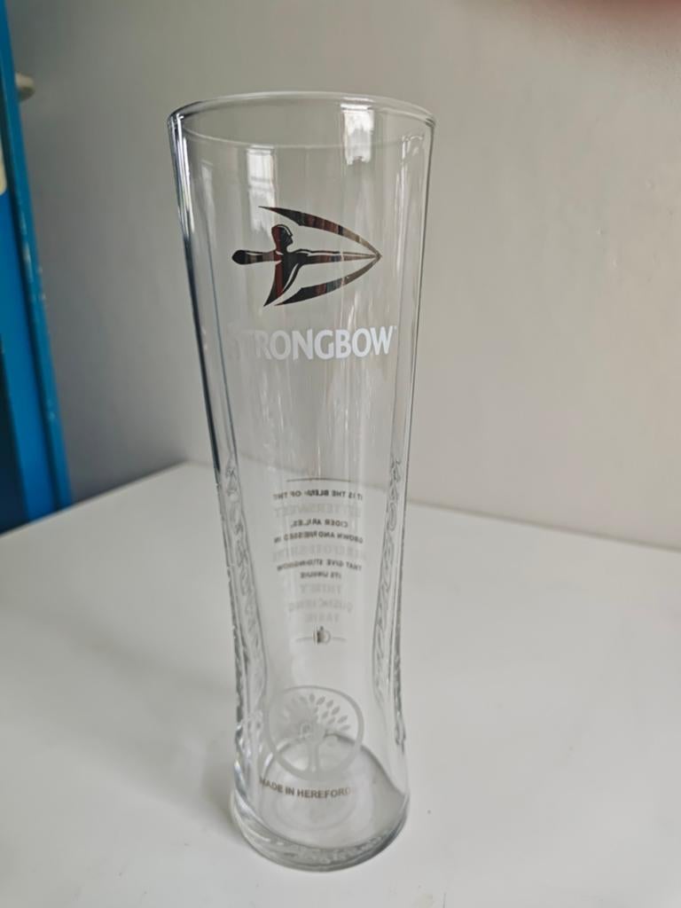 Strongbow Cider Glas - Zo goed als nieuw, Ophalen of Verzenden, Zo goed als nieuw, Overige merken, Glas