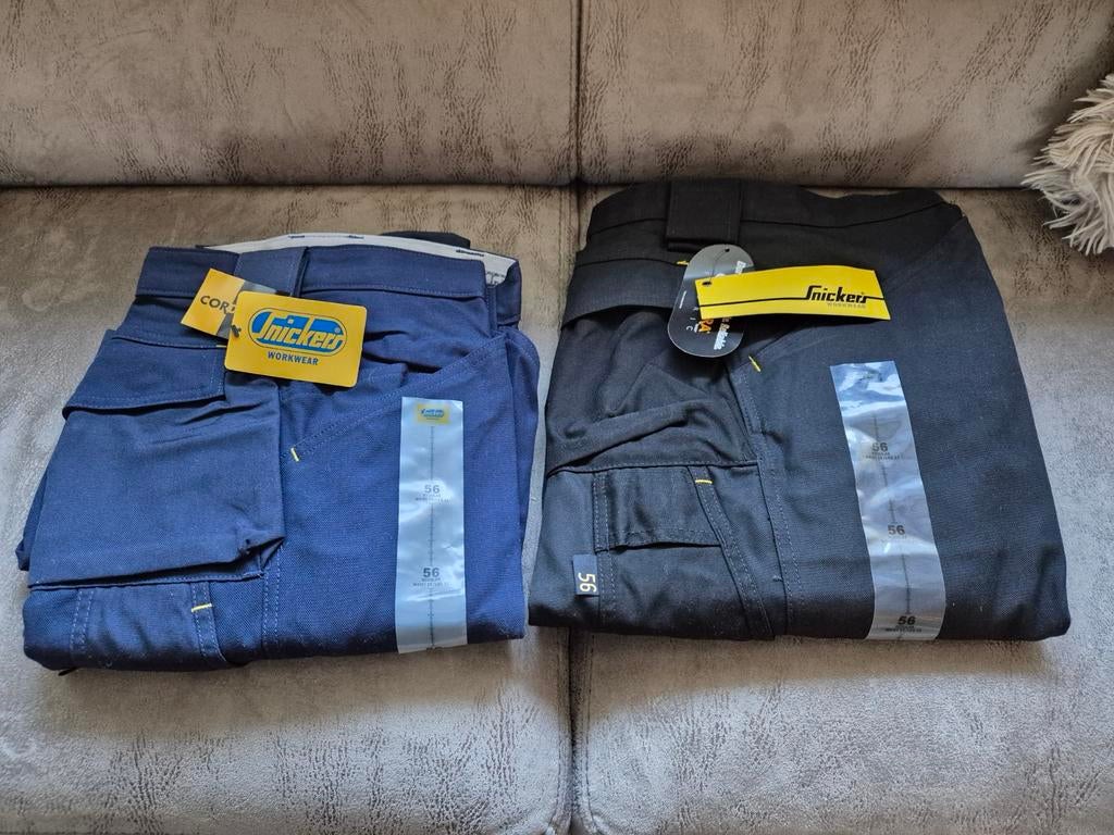 Snickers werkbroeken maat 56 nieuw, Tuin en Terras, Werkkleding, Ophalen of Verzenden, Nieuw, Broek