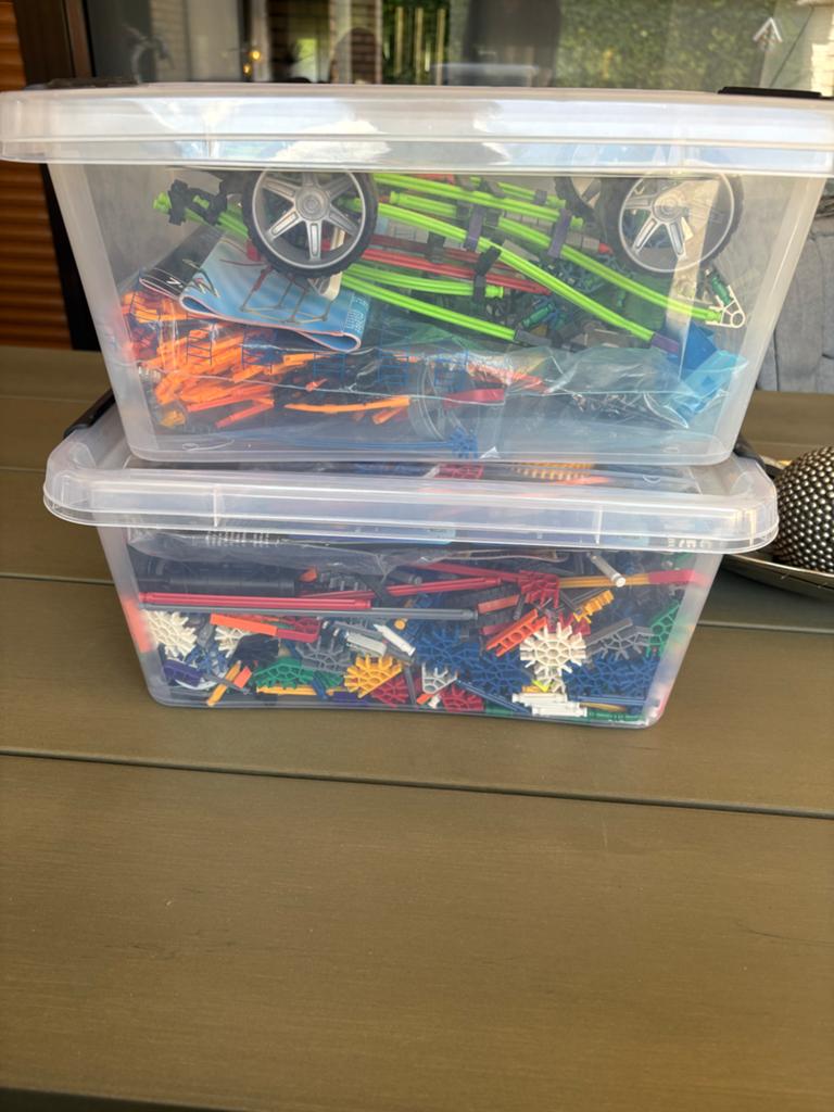 Grote K'nex collectie met handleidingen en motoren, Ophalen, Gebruikt, K'nex
