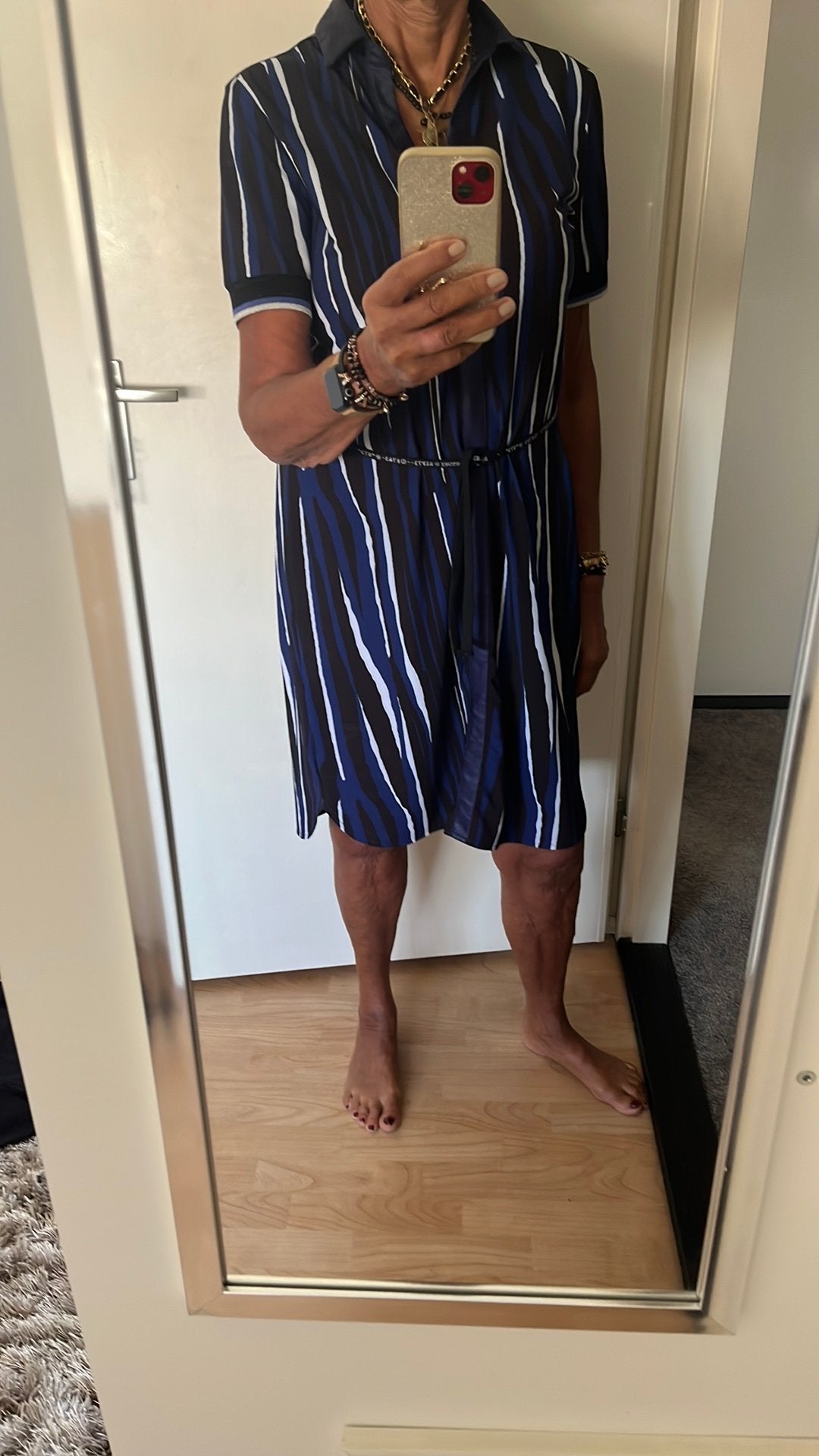 Zip73 midijurkje xl gestreept, Kleding | Dames, Maat 46/48 (XL) of groter, Nieuw, Onder de knie, Verzenden