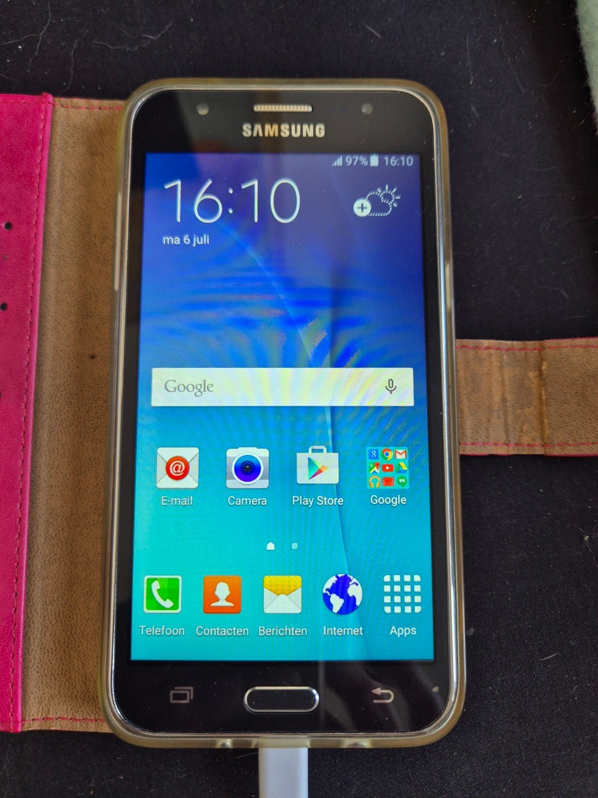 Samsung Galaxy J5, Telecommunicatie, Mobiele telefoons | Samsung, Gebruikt, Overige modellen, Zwart, Touchscreen