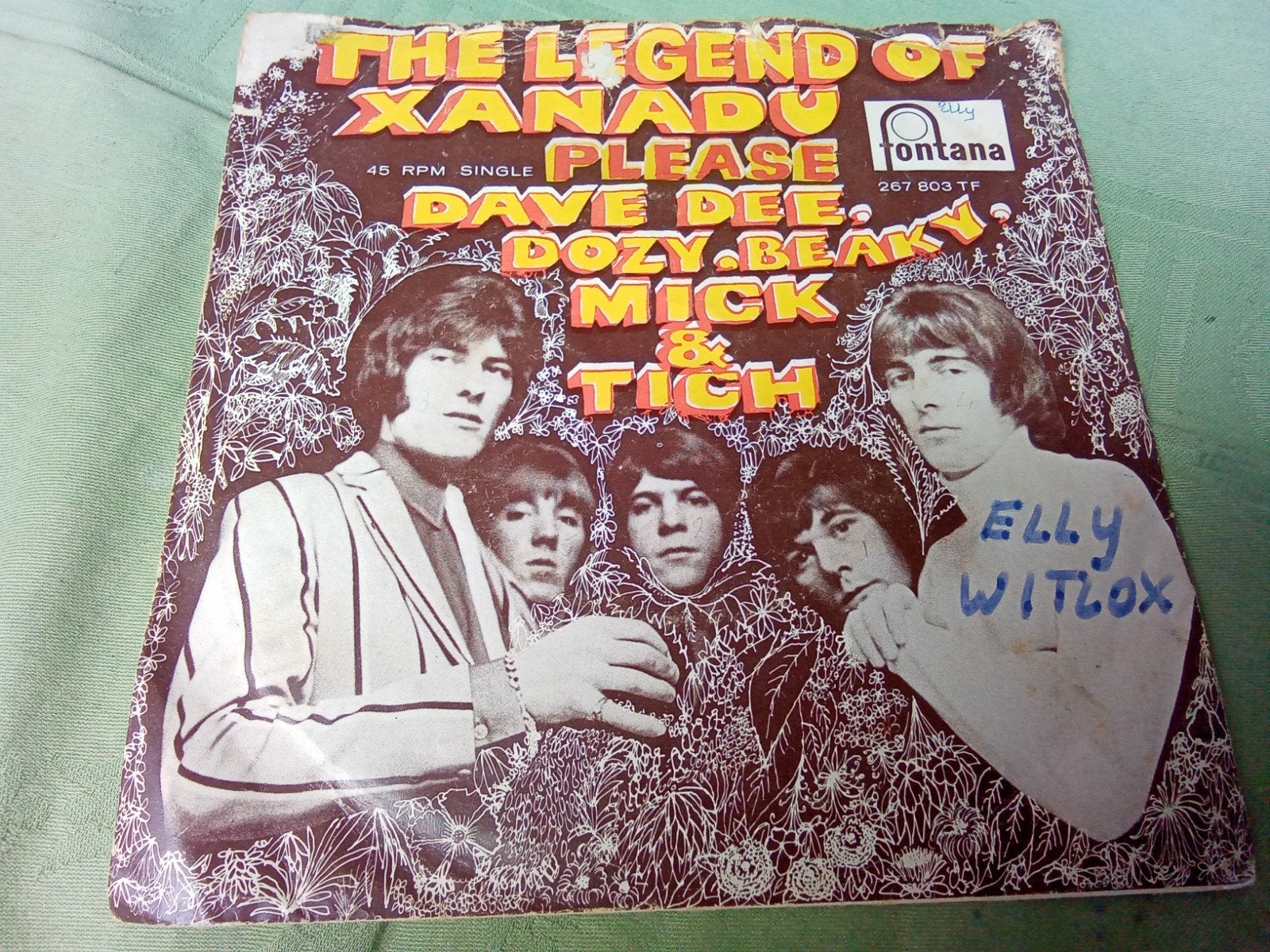 Dave Dee Dozy Beaky Mick and Tich.      The Legend of Xanadu, Verzenden, Gebruikt, 7 inch, Pop