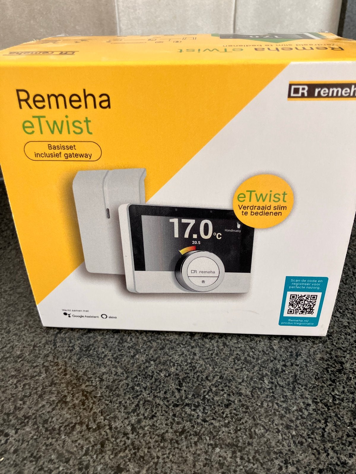 NIEUW Remeha eTwist slimme thermostaat + Gateway | Basisset, Ophalen of Verzenden, Slimme thermostaat, Nieuw