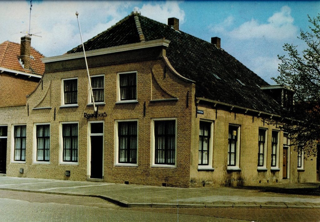 Nieuw Beijerland – Raadhuis., Ophalen of Verzenden, 1960 tot 1980, Ongelopen, Zuid-Holland