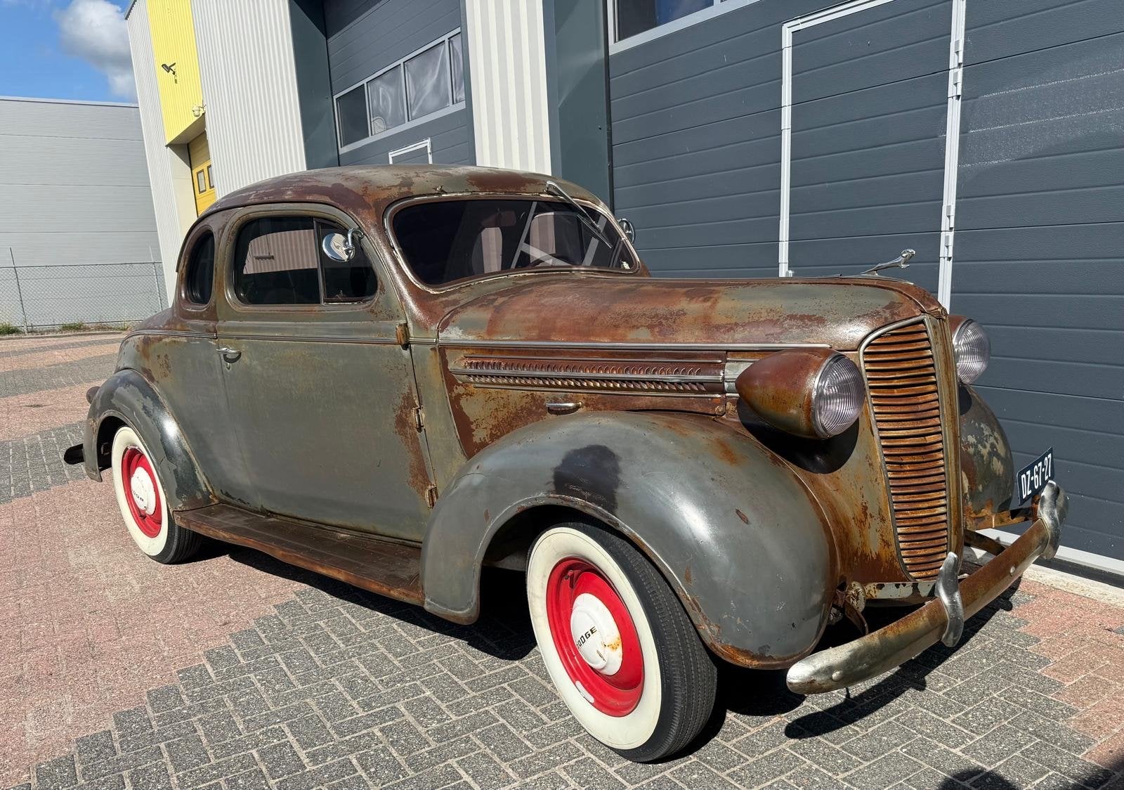 Dodge Brothers 1937 Grijs, Auto's, 1324 kg, 6 cilinders, 2 stoelen, Particulier